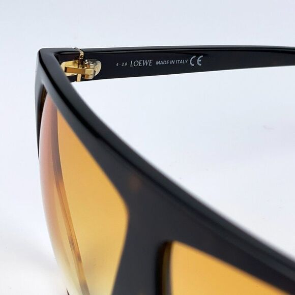 NEW Loewe LW40001F FILIPA 56E Dark Havana Blond Brown Shield Women Sunglasses